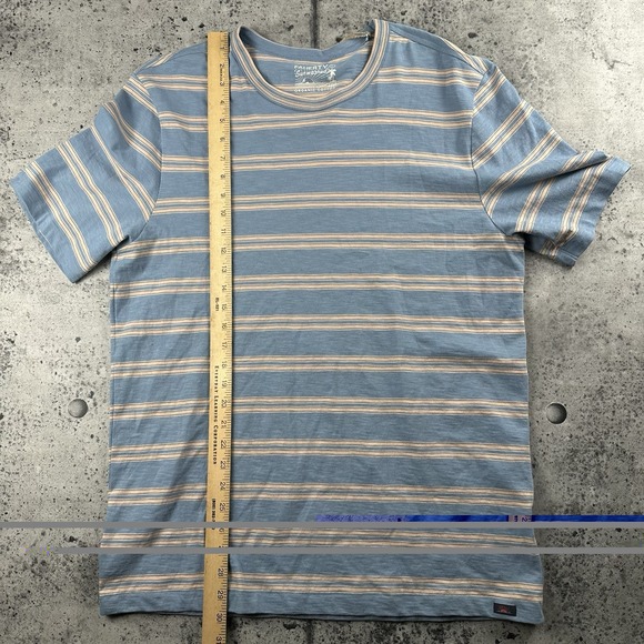 NWOT Fatherly Sunwashed Stripe T-Shirt Size L CCs-Coast Coral Stripe MKS2517 - Picture 7 of 8